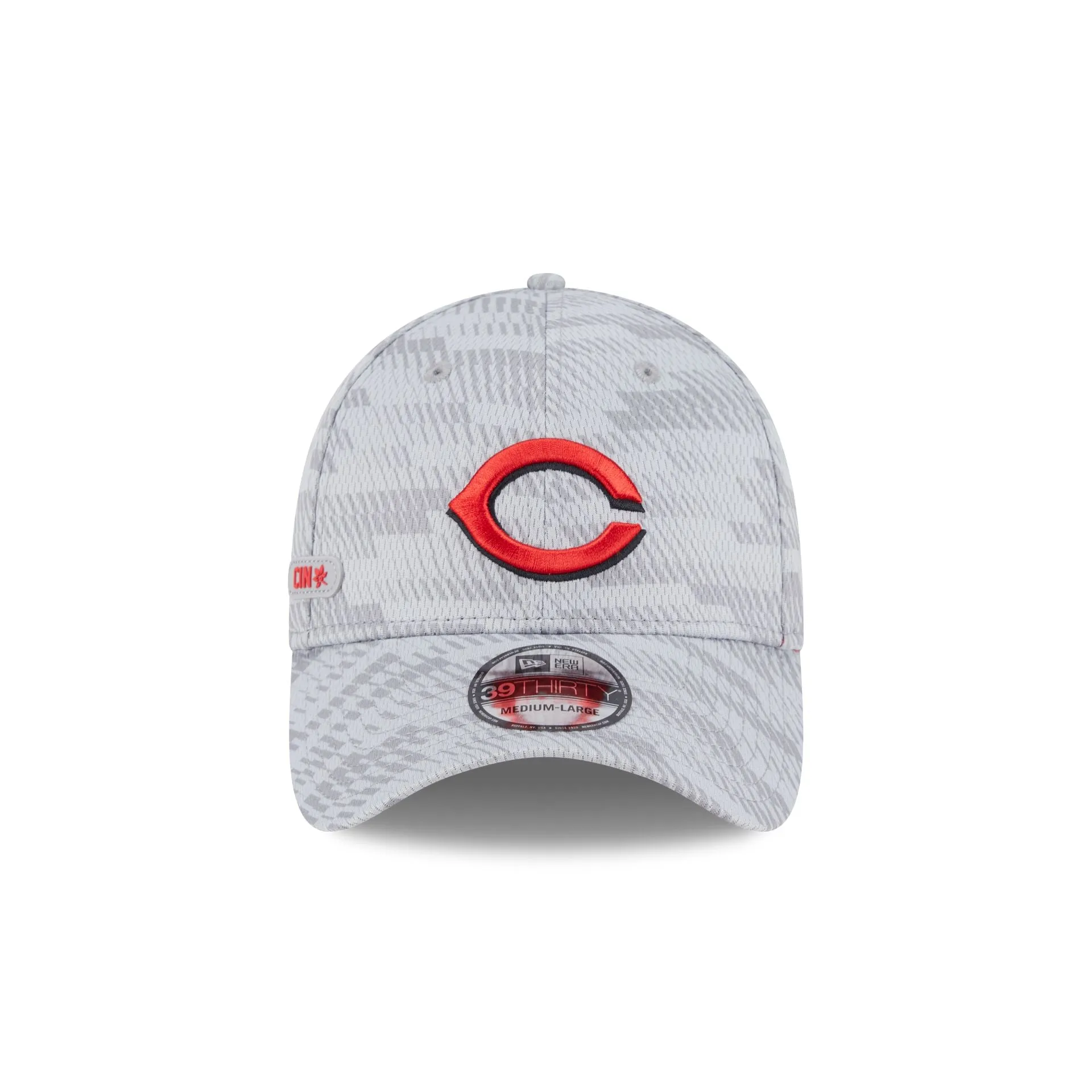Cincinnati Reds 2025 Clubhouse Gray 39THIRTY Stretch Fit sold by New Era product image thumbnail 2