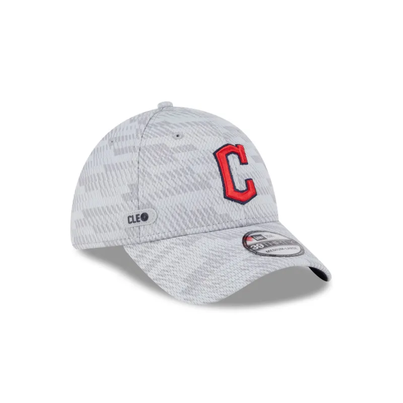 Cleveland Guardians 2025 Clubhouse Gray 39THIRTY Stretch Fit sold by New Era