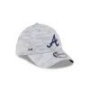 Atlanta Braves 2025 Clubhouse Gray 39THIRTY Stretch Fit sold by New Era