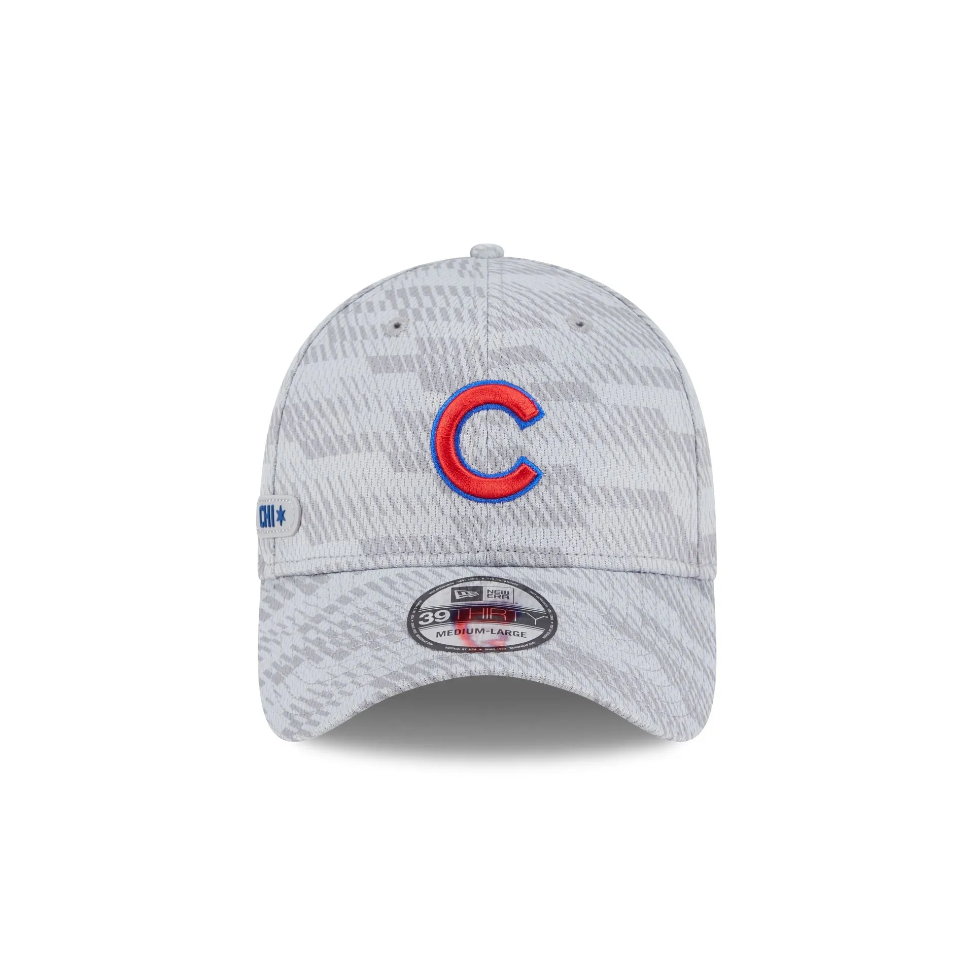 Chicago Cubs 2025 Clubhouse Gray 39THIRTY Stretch Fit sold by New Era product image thumbnail 2