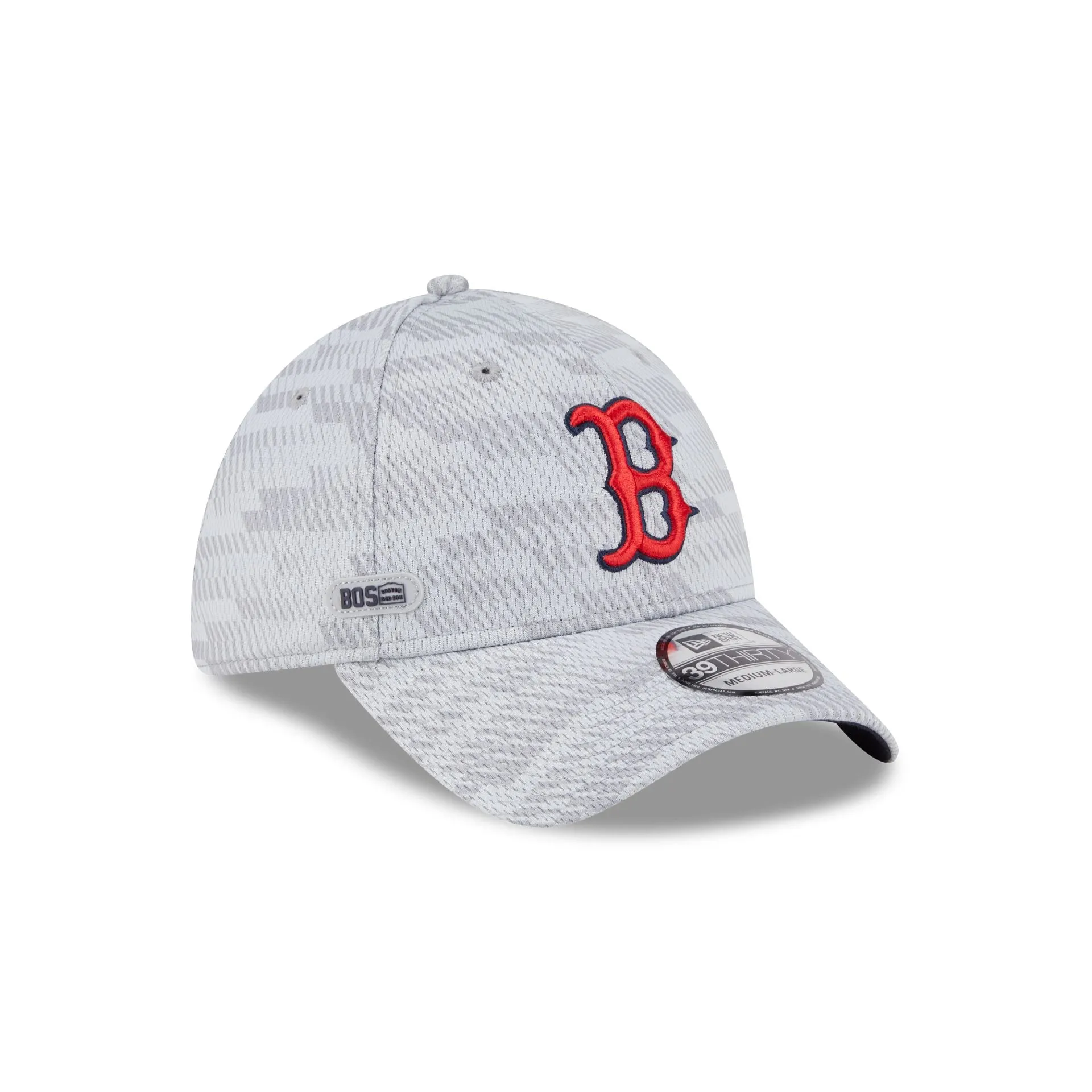 Boston Red Sox 2025 Clubhouse Gray 39THIRTY Stretch Fit sold by New Era