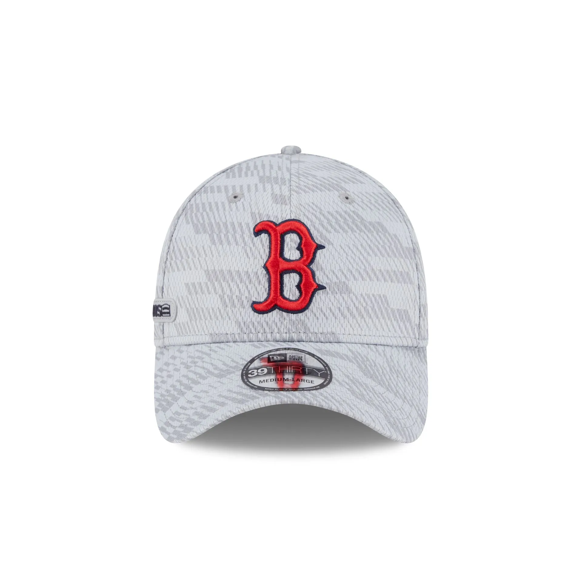Boston Red Sox 2025 Clubhouse Gray 39THIRTY Stretch Fit sold by New Era product image thumbnail 2
