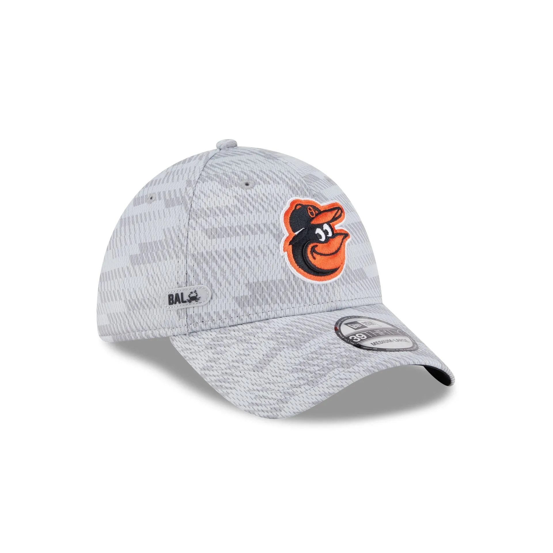 Baltimore Orioles 2025 Clubhouse Gray 39THIRTY Stretch Fit sold by New Era