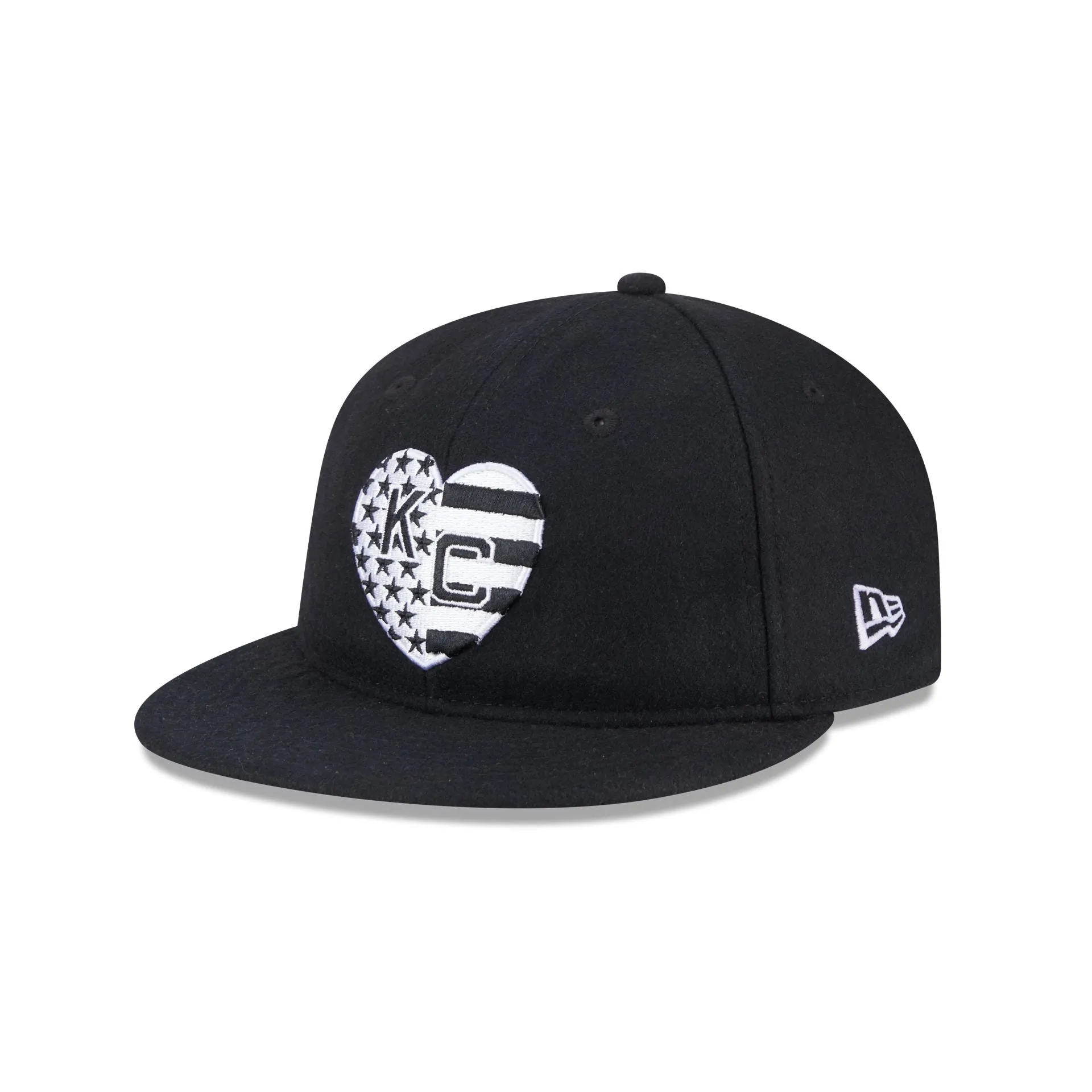 Kansas City Monarchs Flag Retro Crown 59FIFTY Fitted Hat sold by New Era