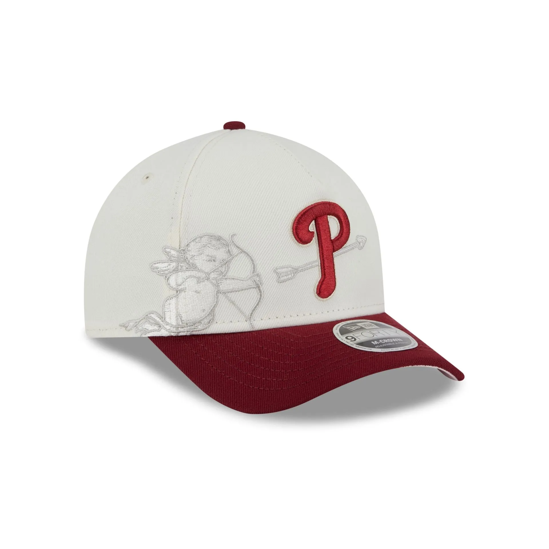 Philadelphia Phillies Cherub 9FORTY M-Crown A-Frame Snapback Hat sold by New Era