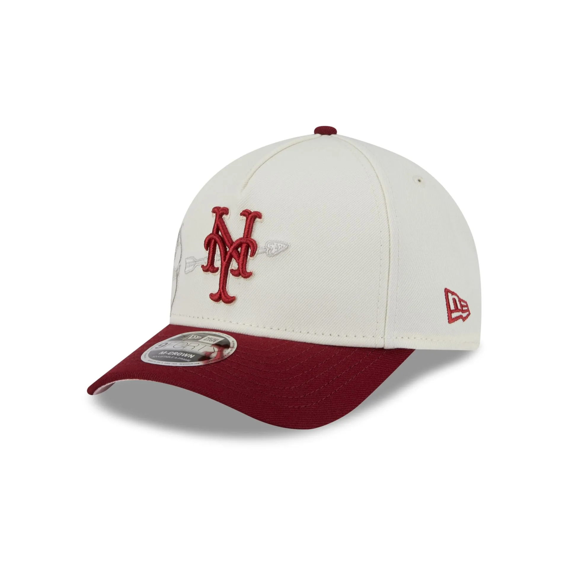 New York Mets Cherub 9FORTY M-Crown A-Frame Snapback Hat sold by New Era product image thumbnail 3