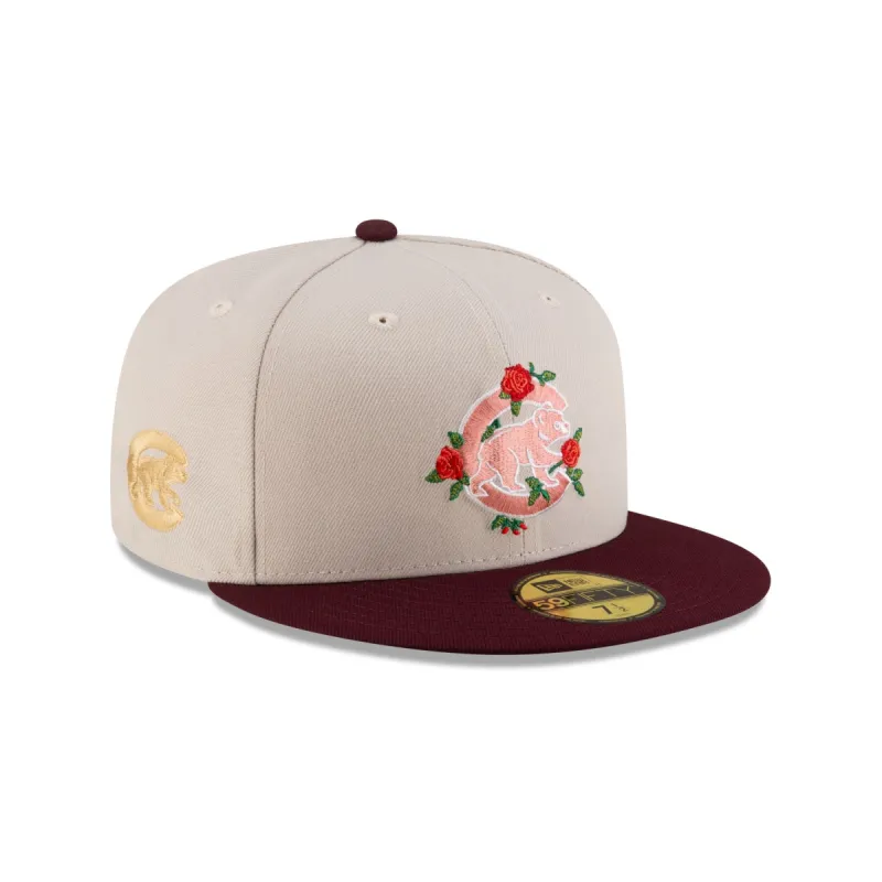 Chicago Cubs Roses 59FIFTY Fitted Hat sold by New Era