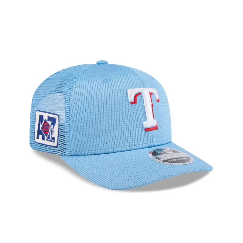 Texas Rangers 2025 Spring Training 9SEVENTY Trucker Hat sold by New Era