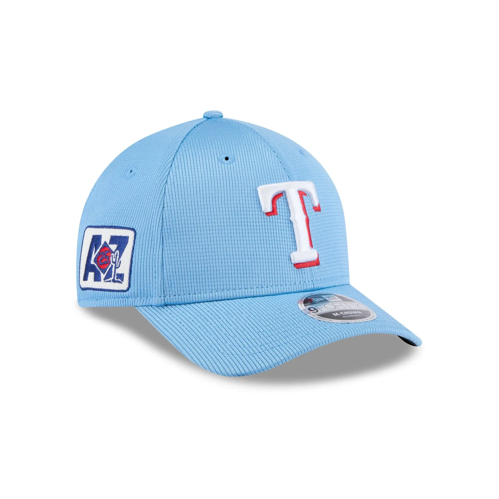 Texas Rangers 2025 Spring Training 9FORTY M-Crown Snapback Hat sold by New Era