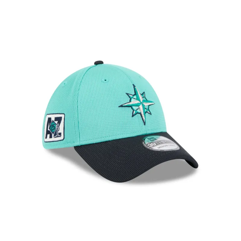 Seattle Mariners 2025 Spring Training 39THIRTY Stretch Fit Hat sold by New Era