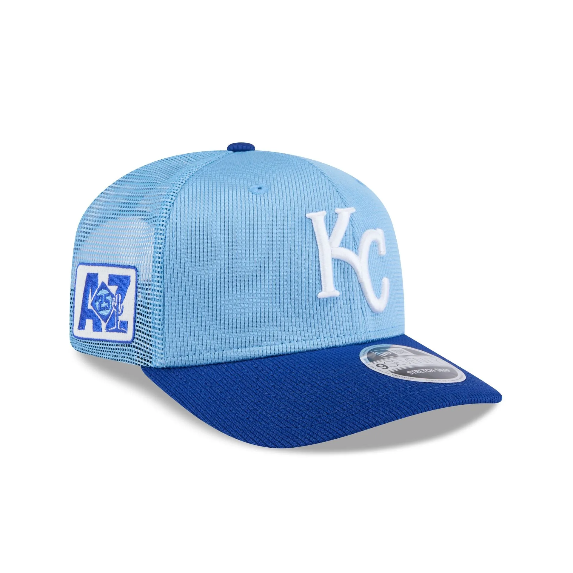 Kansas City Royals 2025 Spring Training 9SEVENTY Trucker Hat sold by New Era