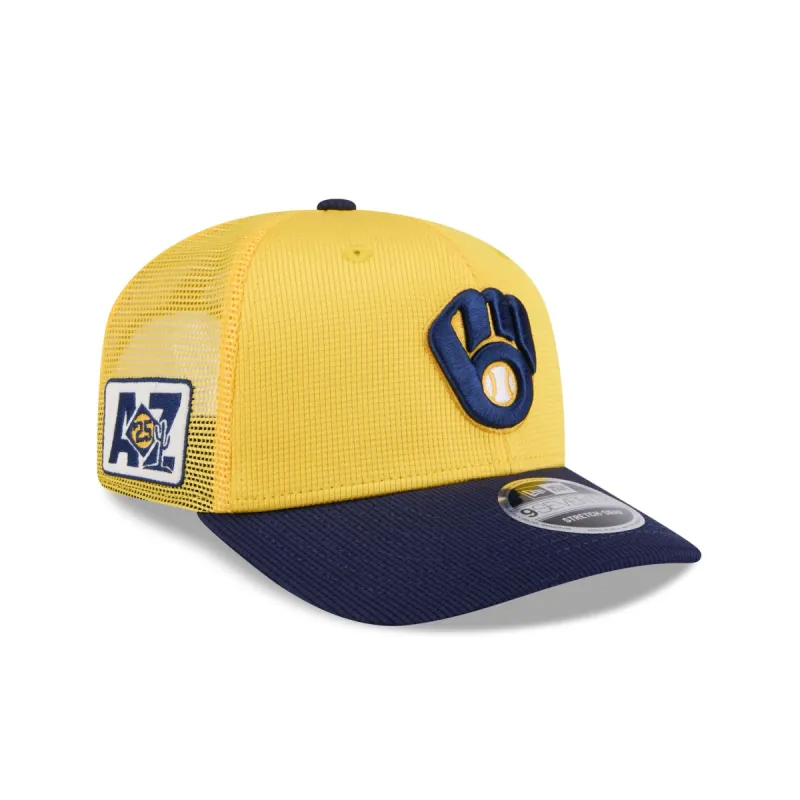 Milwaukee Brewers 2025 Spring Training 9SEVENTY Trucker Hat sold by New Era