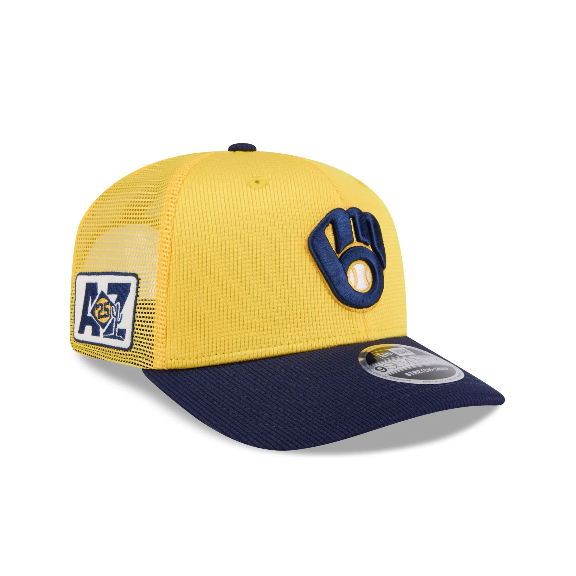 Milwaukee Brewers 2025 Spring Training 9SEVENTY Trucker Hat sold by New Era