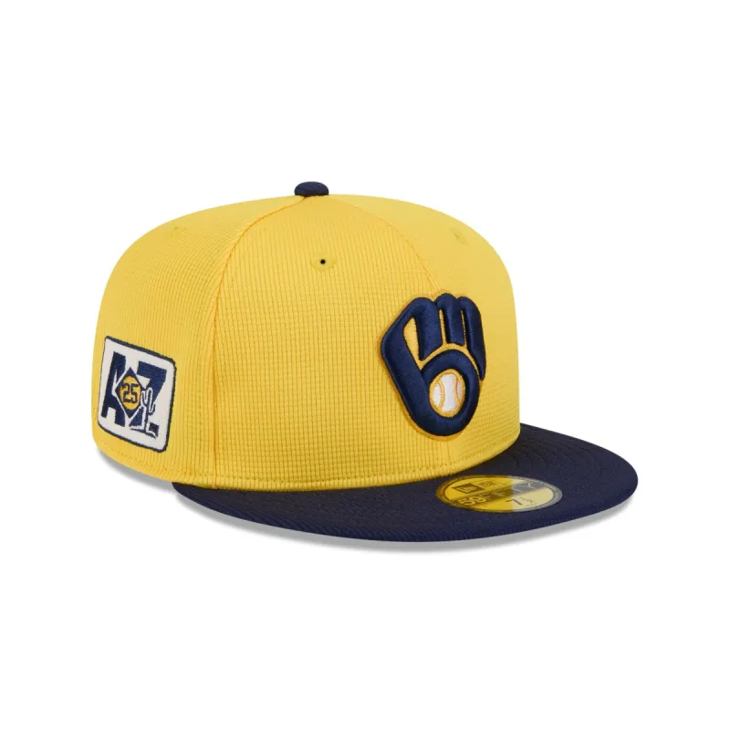 Milwaukee Brewers 2025 Spring Training 59FIFTY Fitted Hat sold by New Era