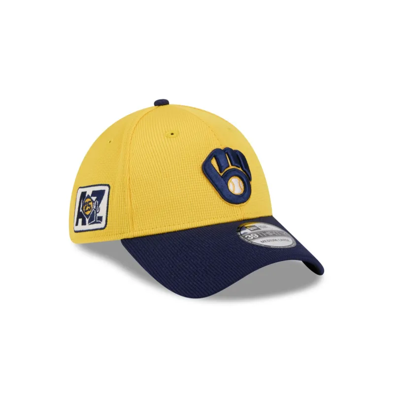 Milwaukee Brewers 2025 Spring Training 39THIRTY Stretch Fit Hat sold by New Era