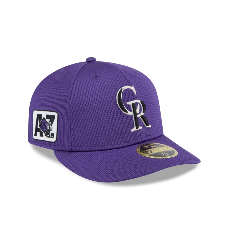 Colorado Rockies 2025 Spring Training Low Profile 59FIFTY Fitted Hat sold by New Era