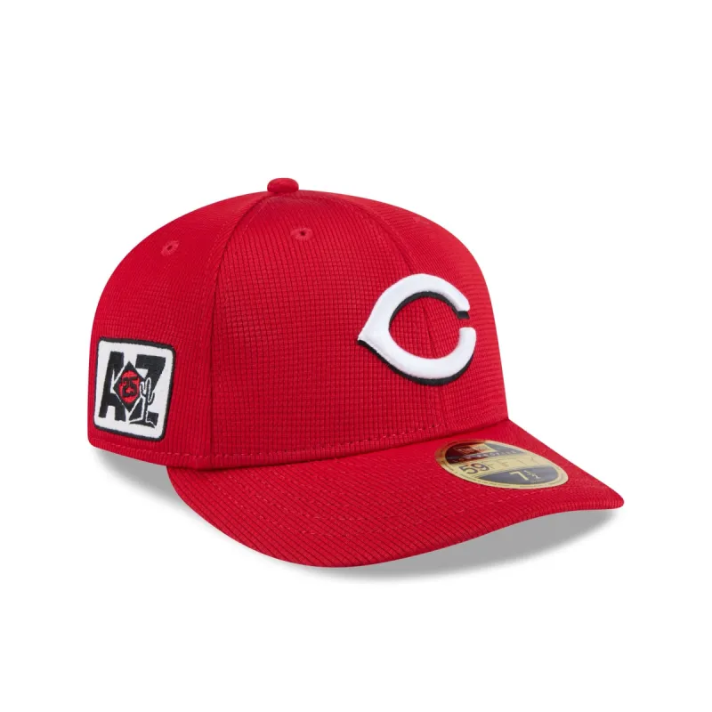 Cincinnati Reds 2025 Spring Training Low Profile 59FIFTY Fitted Hat sold by New Era