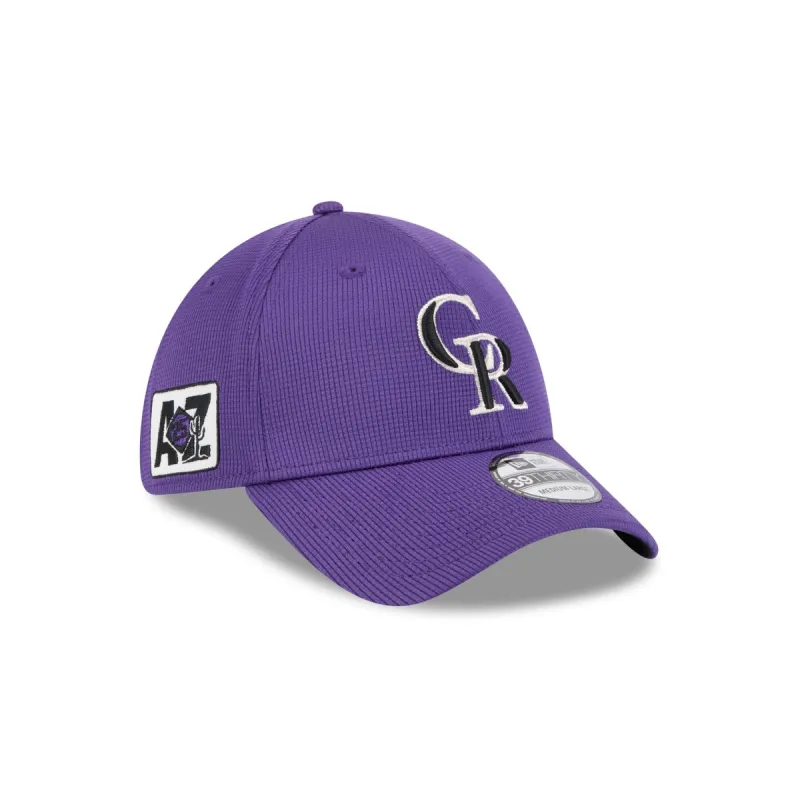 Colorado Rockies 2025 Spring Training 39THIRTY Stretch Fit Hat sold by New Era
