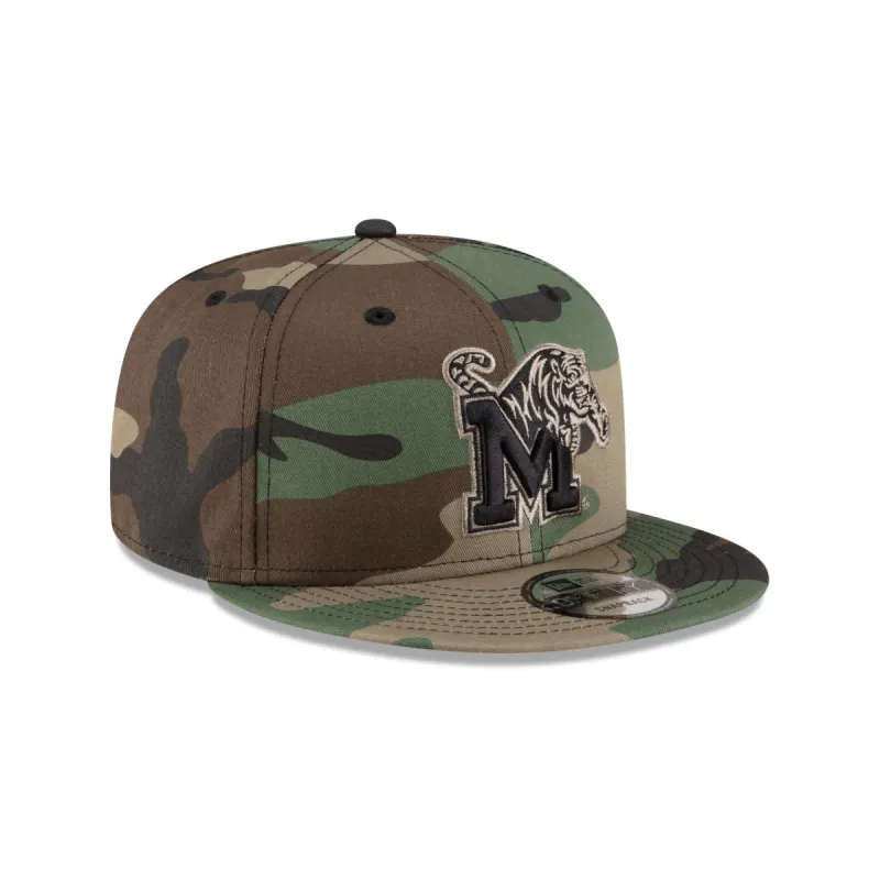 Memphis Tigers Woodland Camo 9FIFTY Snapback Hat sold by New Era