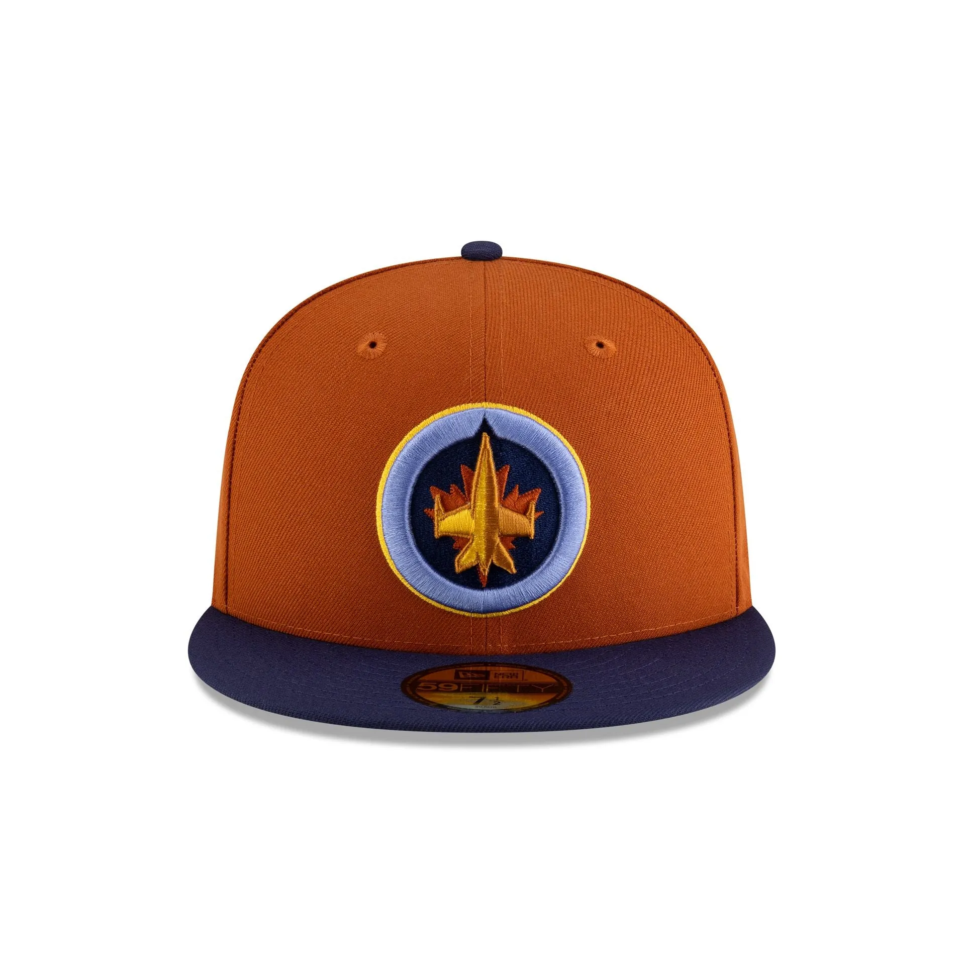 Winnipeg Jets Rust Navy 59FIFTY Fitted Hat sold by New Era product image thumbnail 2