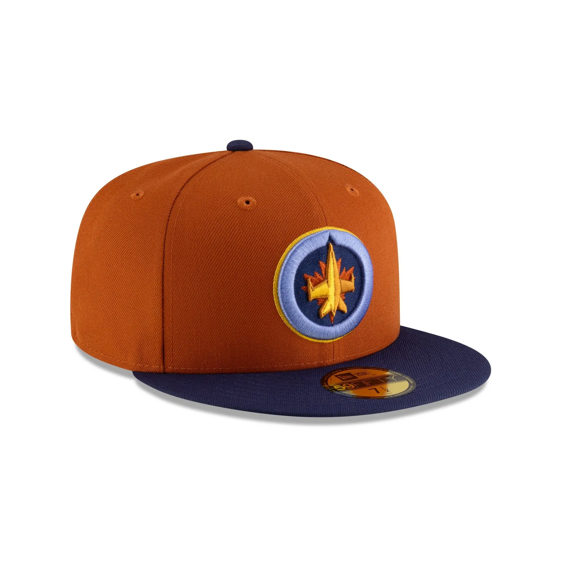 Winnipeg Jets Rust Navy 59FIFTY Fitted Hat sold by New Era product image thumbnail 3