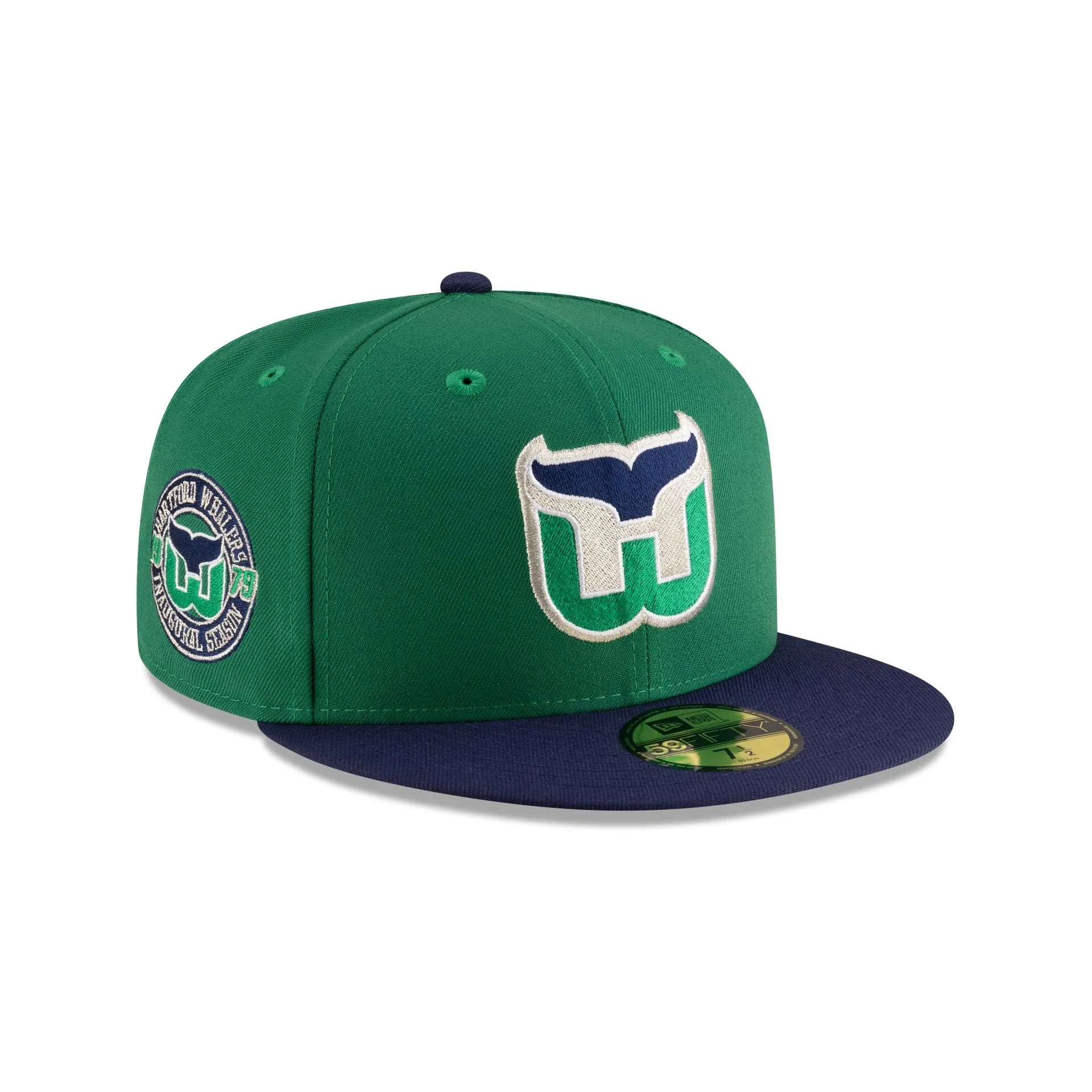 Hartford Whalers Vintage Kelly Green 59FIFTY Fitted Hat sold by New Era
