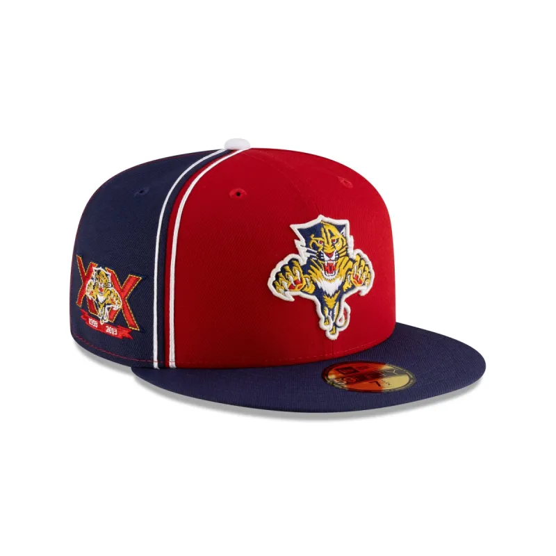 Florida Panthers Vintage Scarlet 59FIFTY Fitted Hat sold by New Era