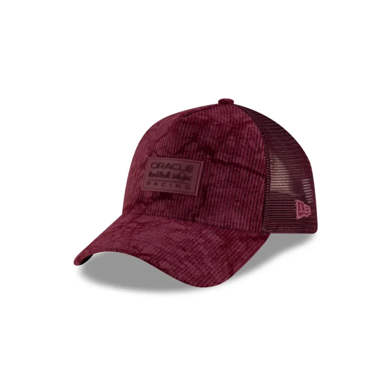 Oracle Red Bull Racing Corduroy 9FORTY A-Frame Trucker Hat sold by New Era