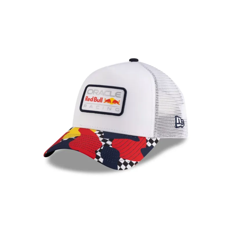 Oracle Red Bull Racing Abstract 9FORTY A-Frame Trucker Hat sold by New Era