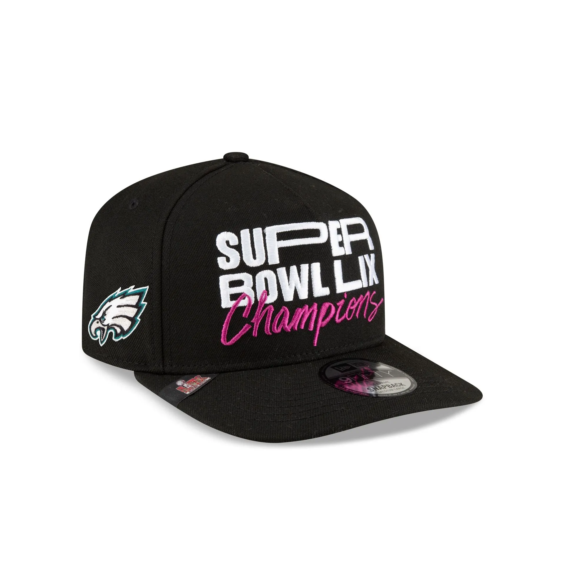 Philadelphia Eagles Super Bowl LIX Champions Parade 9FIFTY A-Frame Snapback Hat sold by New Era