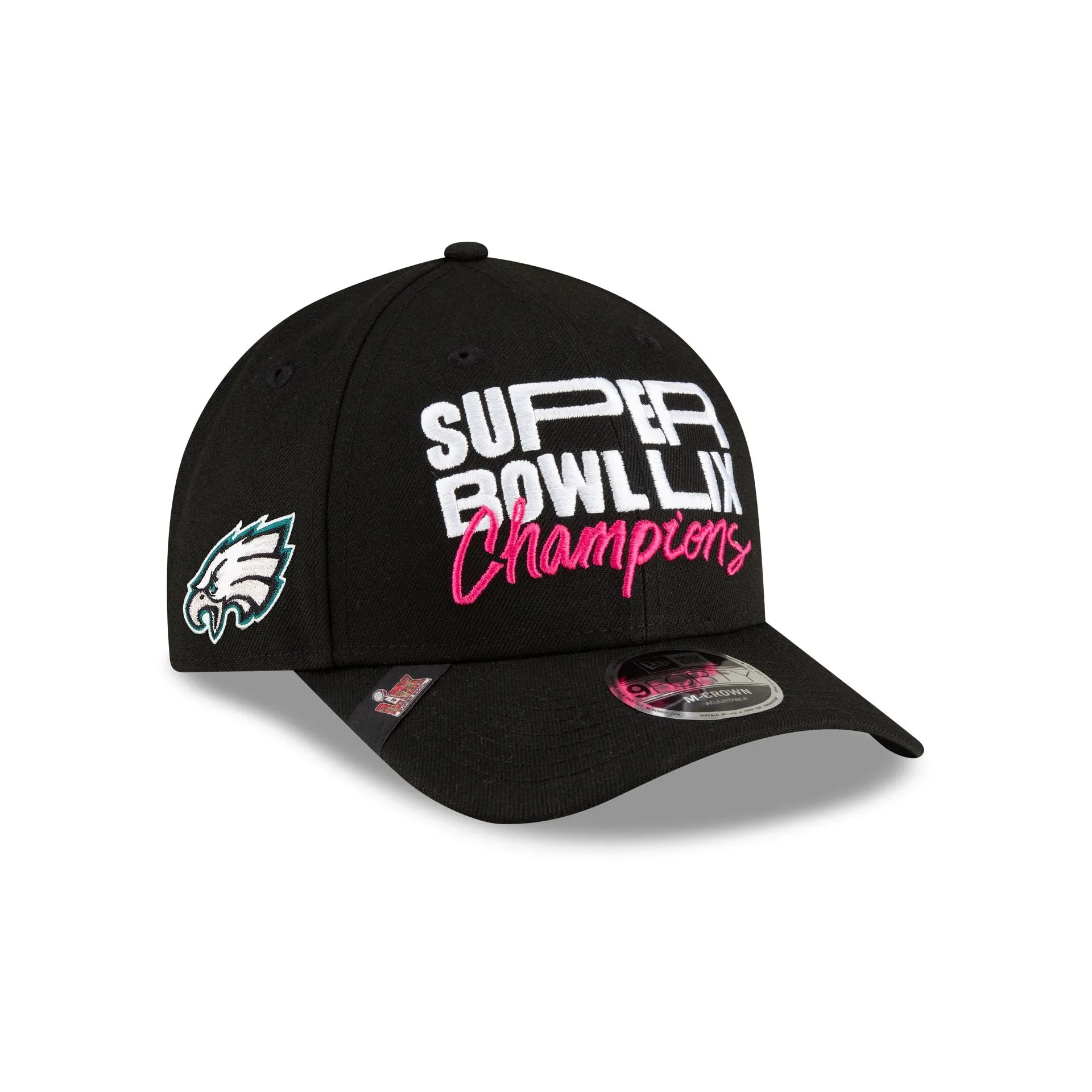 Philadelphia Eagles Super Bowl LIX Champions Parade 9FORTY M-Crown Snapback Hat sold by New Era