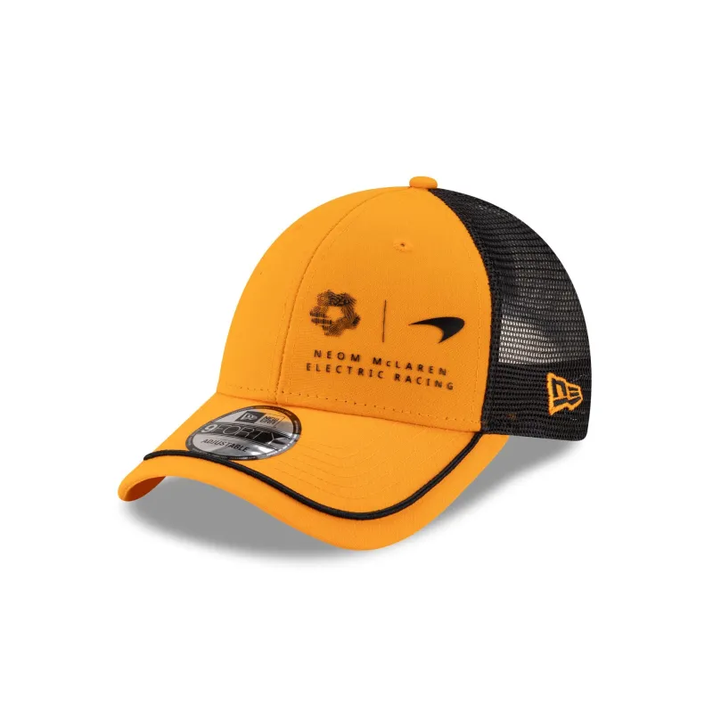 NEOM McLaren Electric Racing Repreve 9FORTY Trucker Hat sold by New Era