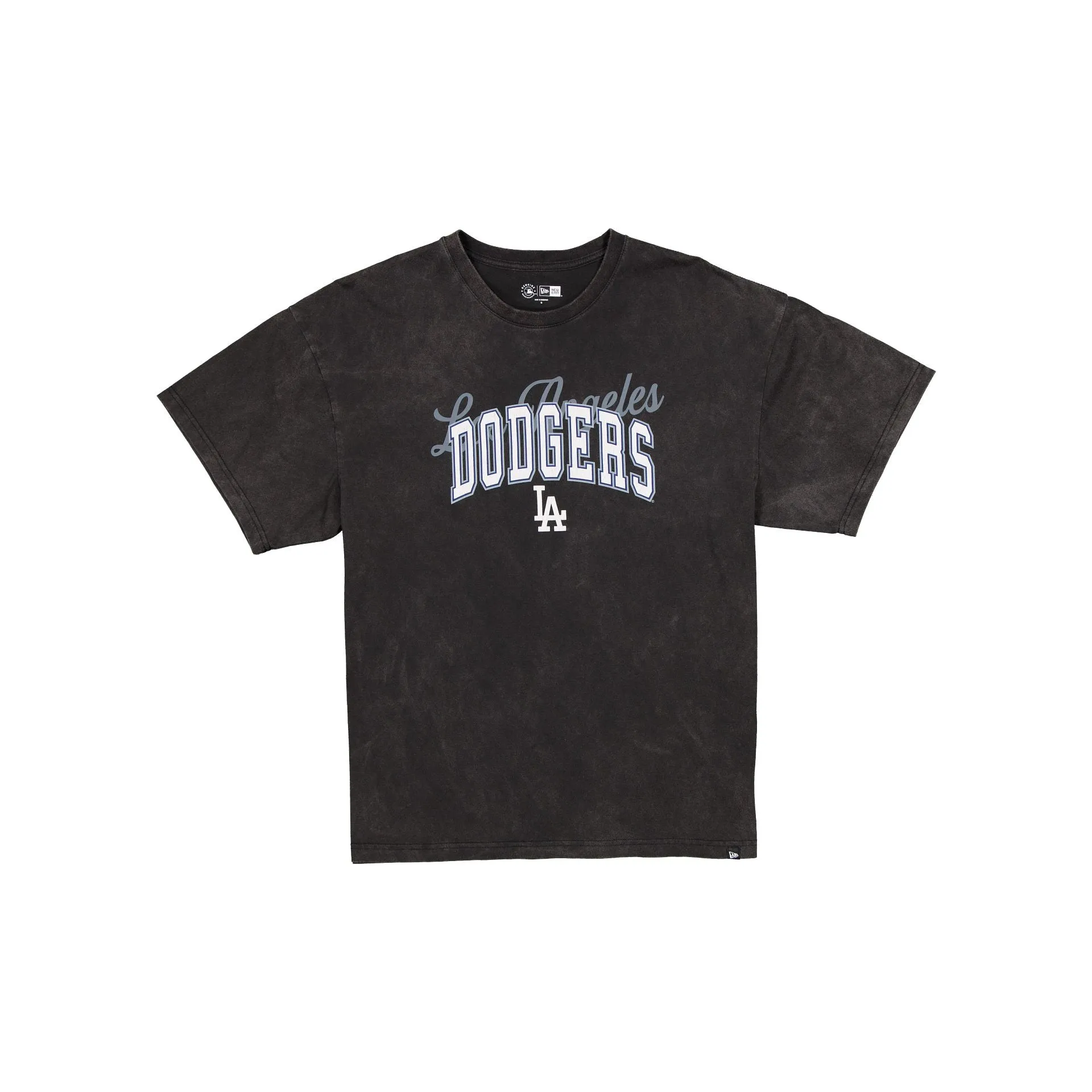 Los Angeles Dodgers Women's Oversized Washed Black T-Shirt sold by New Era