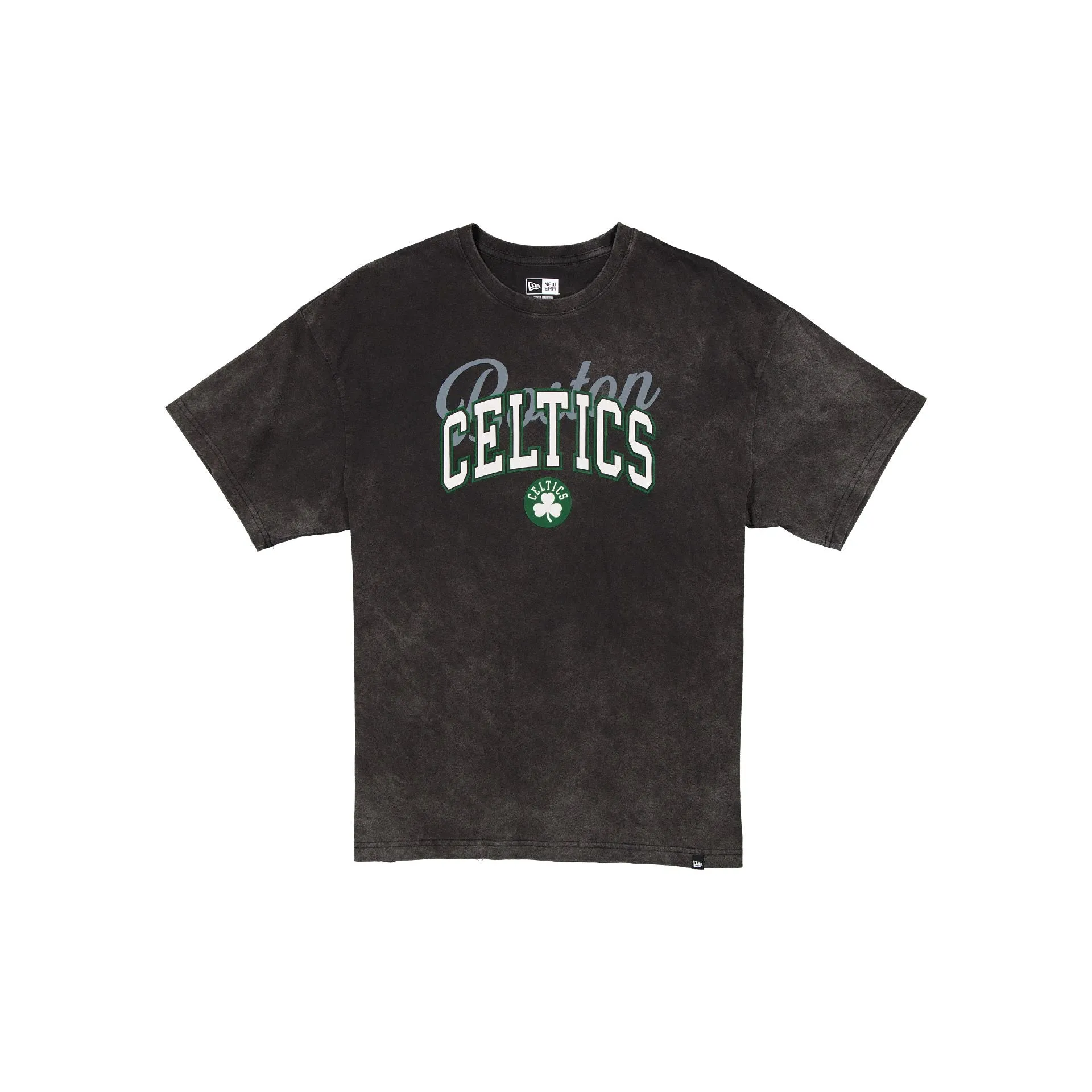 Boston Celtics Women's Oversized Washed Black T-Shirt sold by New Era