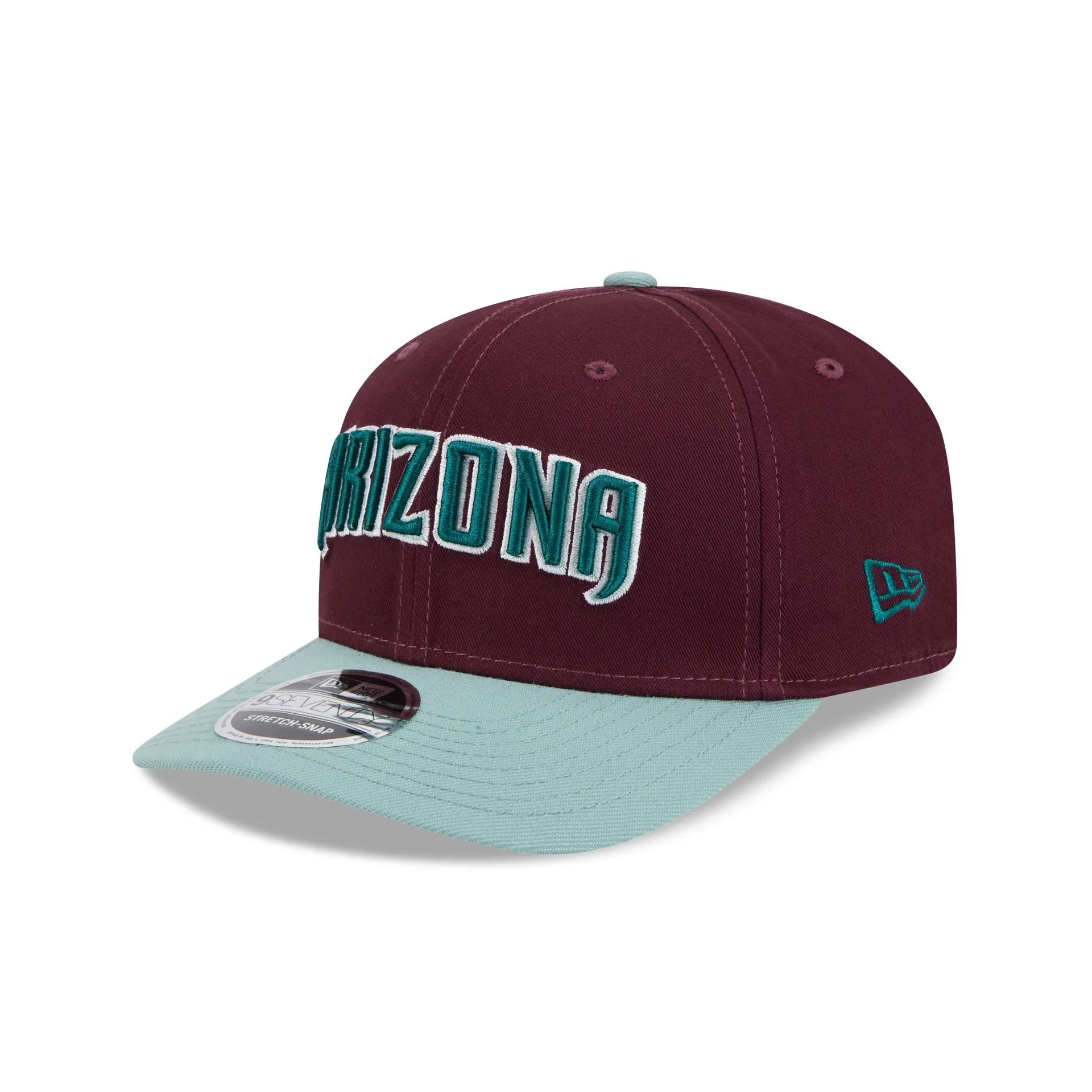 Arizona Diamondbacks Maroon 9SEVENTY Stretch-Snap Hat sold by New Era