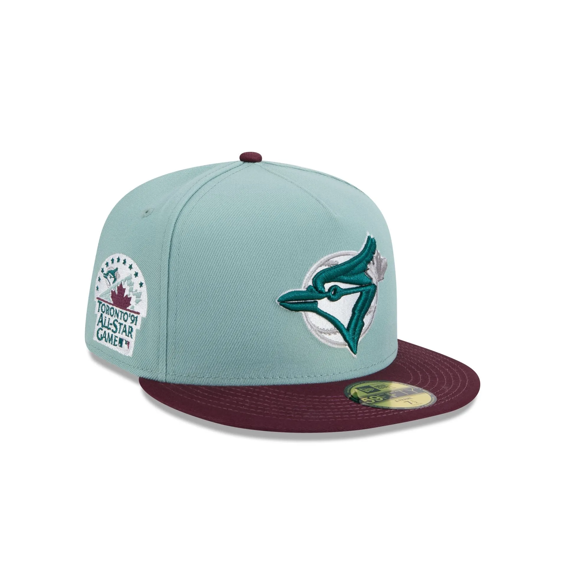 Toronto Blue Jays Beach Kiss Blue 59FIFTY A-Frame Fitted Hat sold by New Era