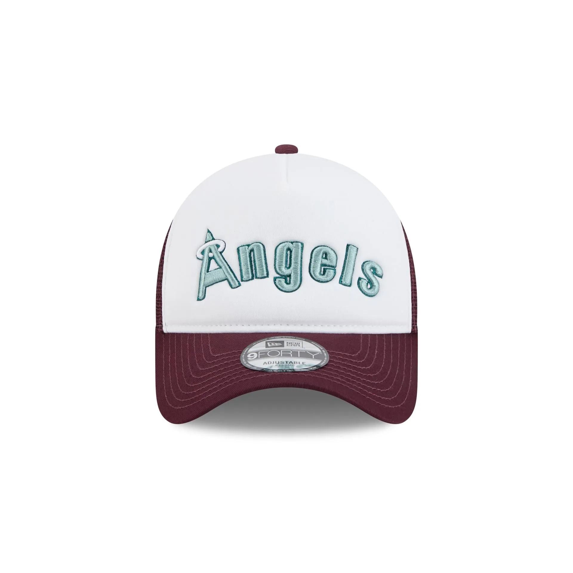 Los Angeles Angels Optic White 9FORTY A-Frame Snapback Hat sold by New Era product image thumbnail 2