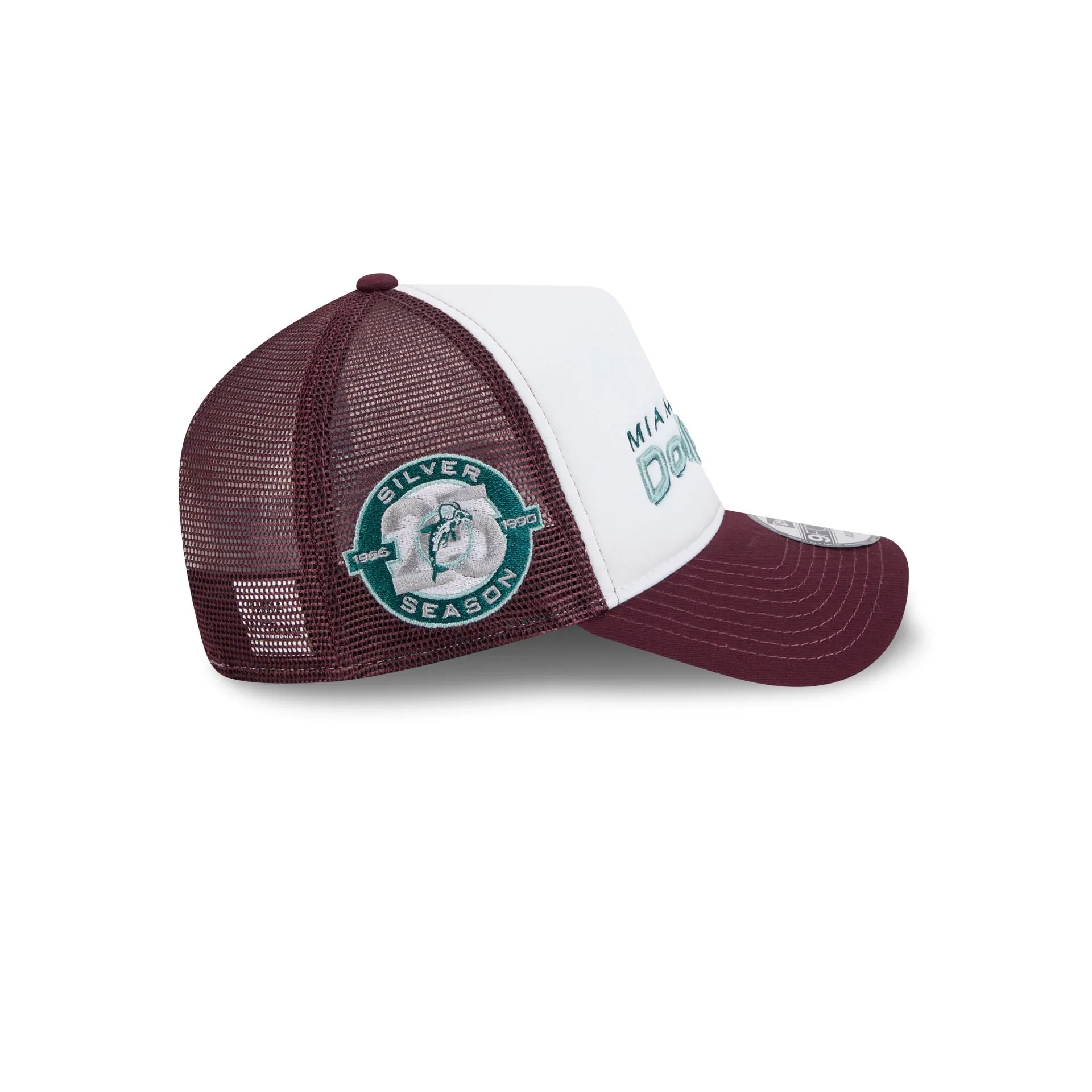 Miami Dolphins Optic White 9FORTY A-Frame Snapback Hat sold by New Era product image thumbnail 4