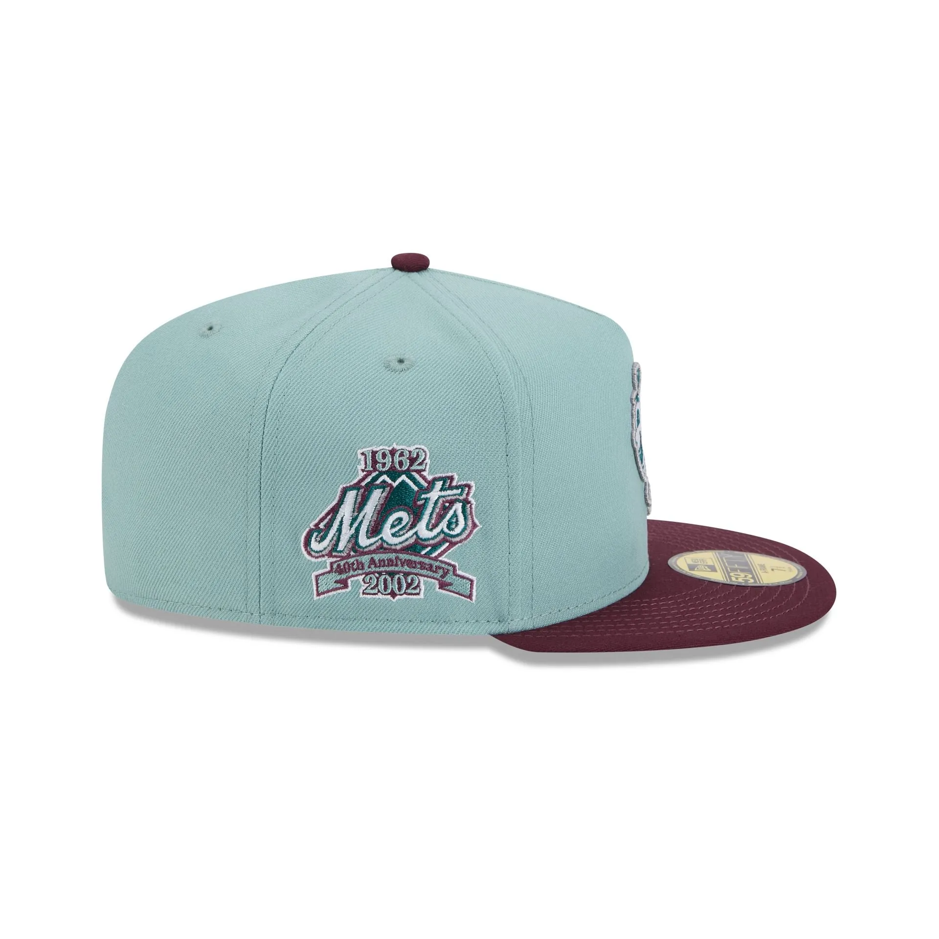 New York Mets Beach Kiss Blue 59FIFTY A-Frame Fitted Hat sold by New Era product image thumbnail 4