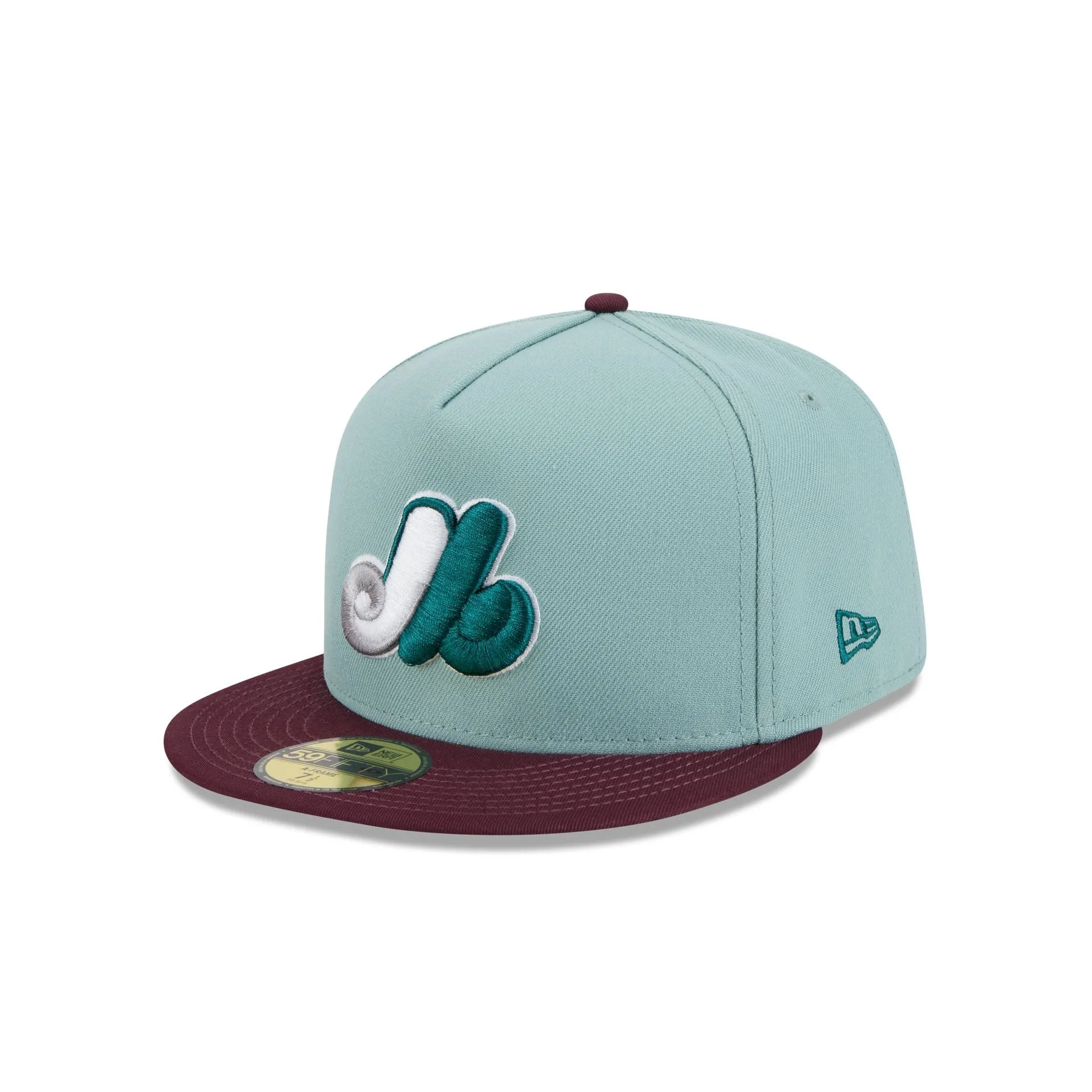 Montreal Expos Beach Kiss Blue 59FIFTY A-Frame Fitted Hat sold by New Era product image thumbnail 3