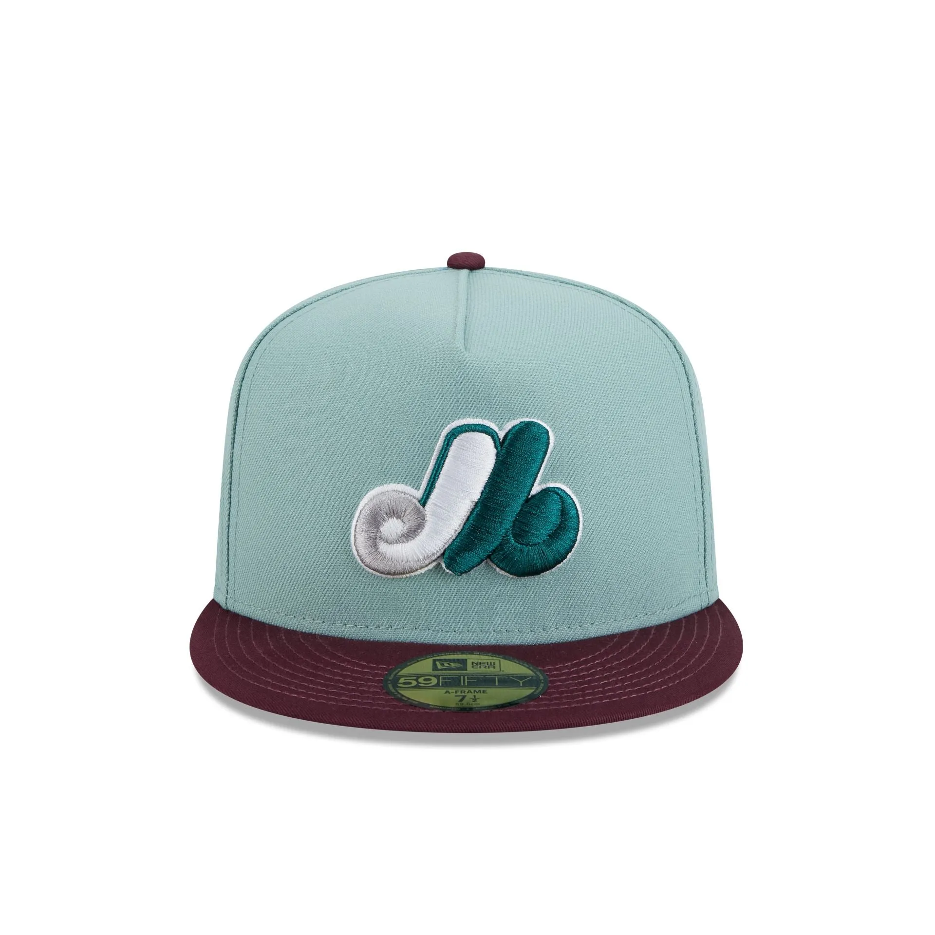 Montreal Expos Beach Kiss Blue 59FIFTY A-Frame Fitted Hat sold by New Era product image thumbnail 2