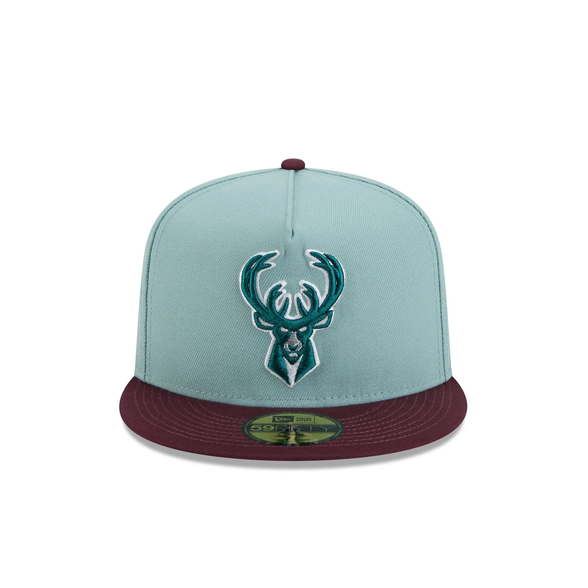 Milwaukee Bucks Beach Kiss Blue 59FIFTY A-Frame Fitted Hat sold by New Era product image thumbnail 2