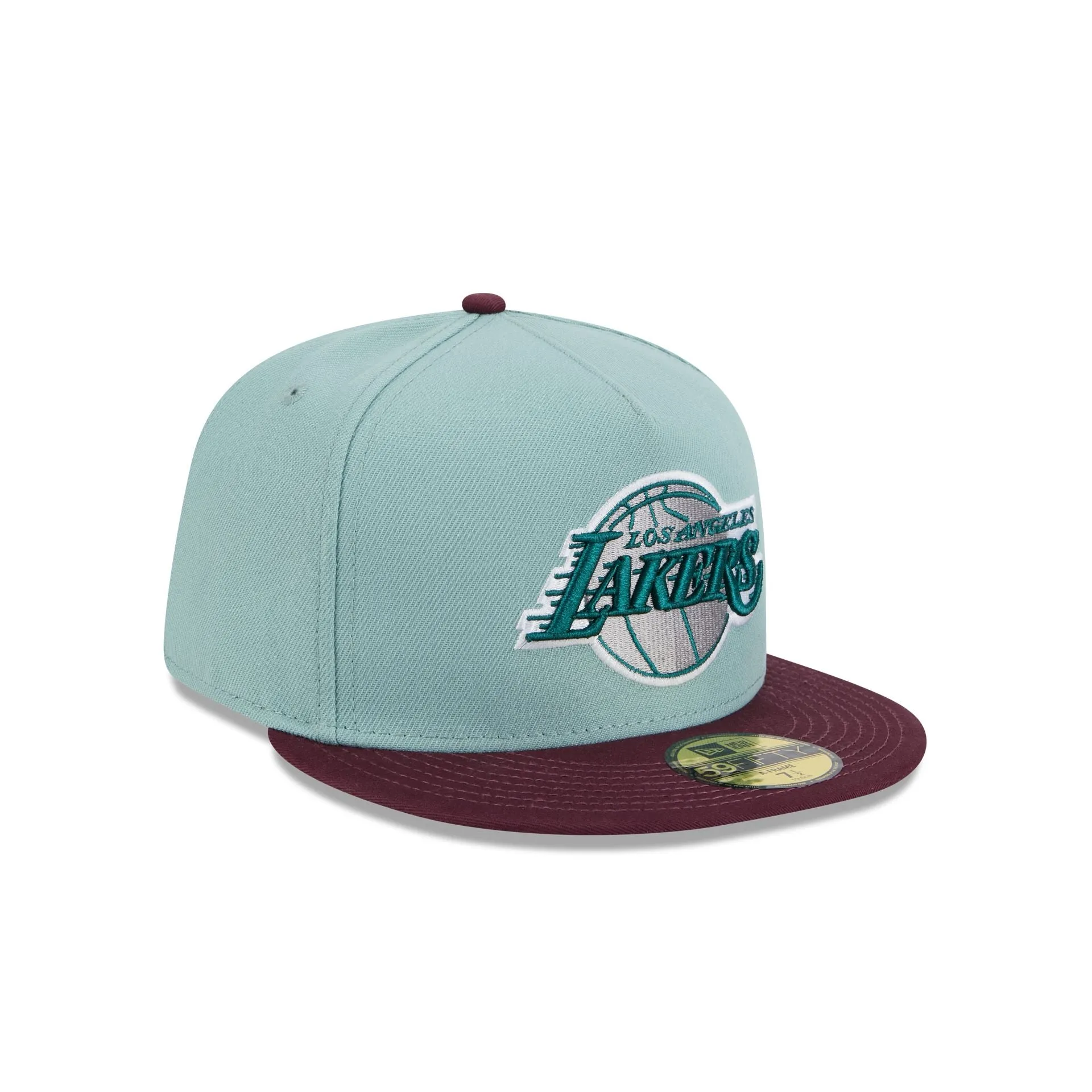 Los Angeles Lakers Beach Kiss Blue 59FIFTY A-Frame Fitted Hat sold by New Era product image thumbnail 3