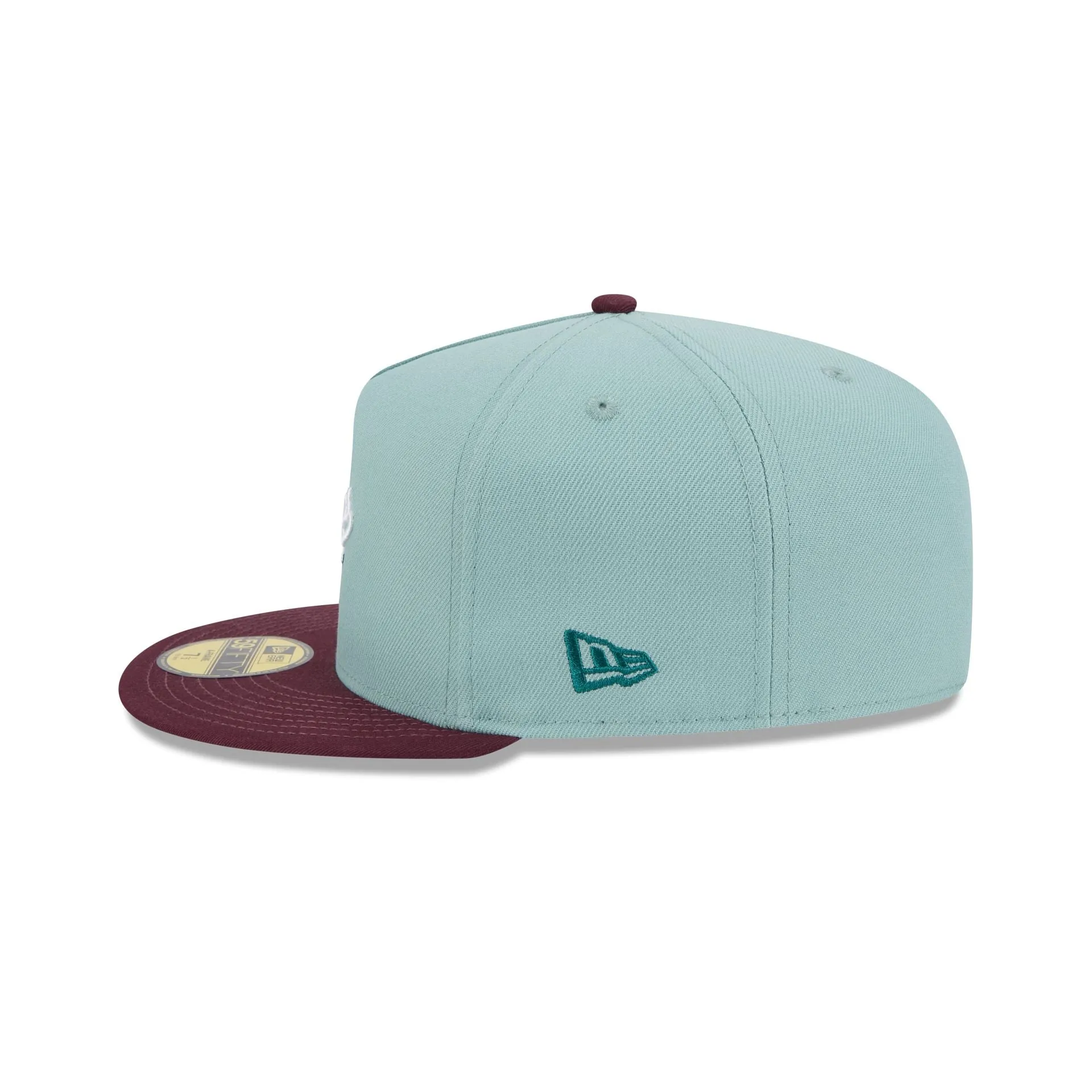 Los Angeles Dodgers Beach Kiss Blue 59FIFTY A-Frame Fitted Hat sold by New Era product image thumbnail 5