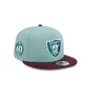 Las Vegas Raiders Beach Kiss Blue 59FIFTY A-Frame Fitted Hat sold by New Era