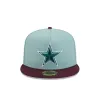 Dallas Cowboys Beach Kiss Blue 59FIFTY A-Frame Fitted Hat sold by New Era