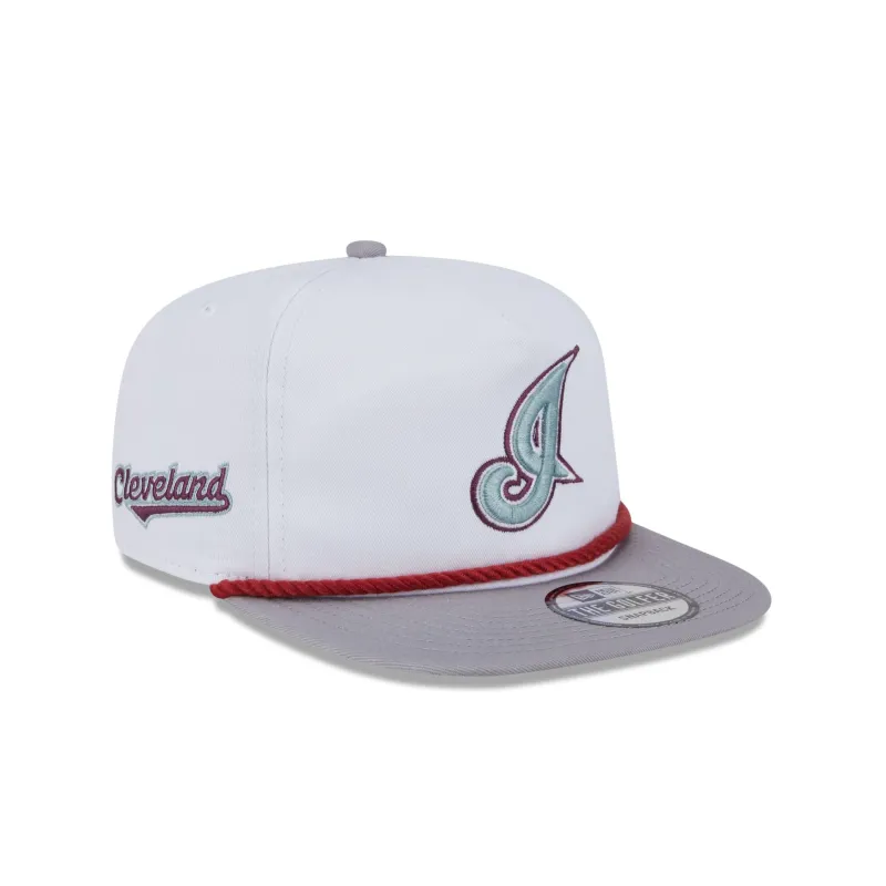 Cleveland Guardians Optic White Golfer Hat sold by New Era