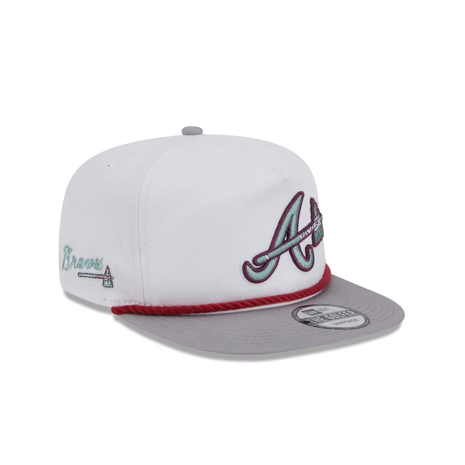 Atlanta Braves Optic White Golfer Hat sold by New Era