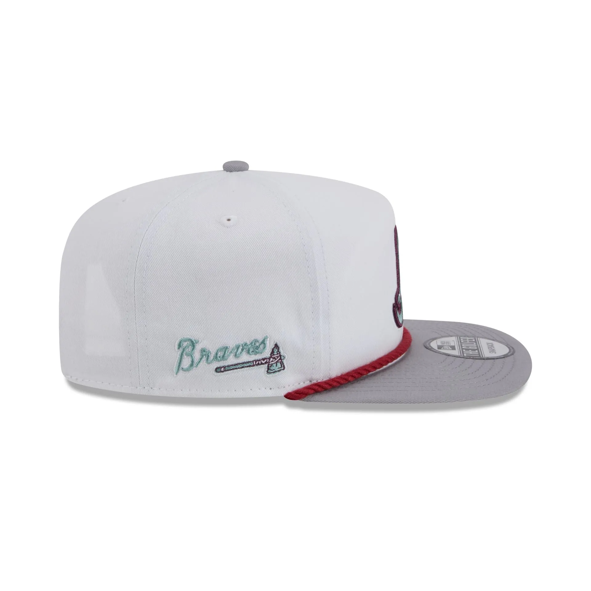 Atlanta Braves Optic White Golfer Hat sold by New Era product image thumbnail 4