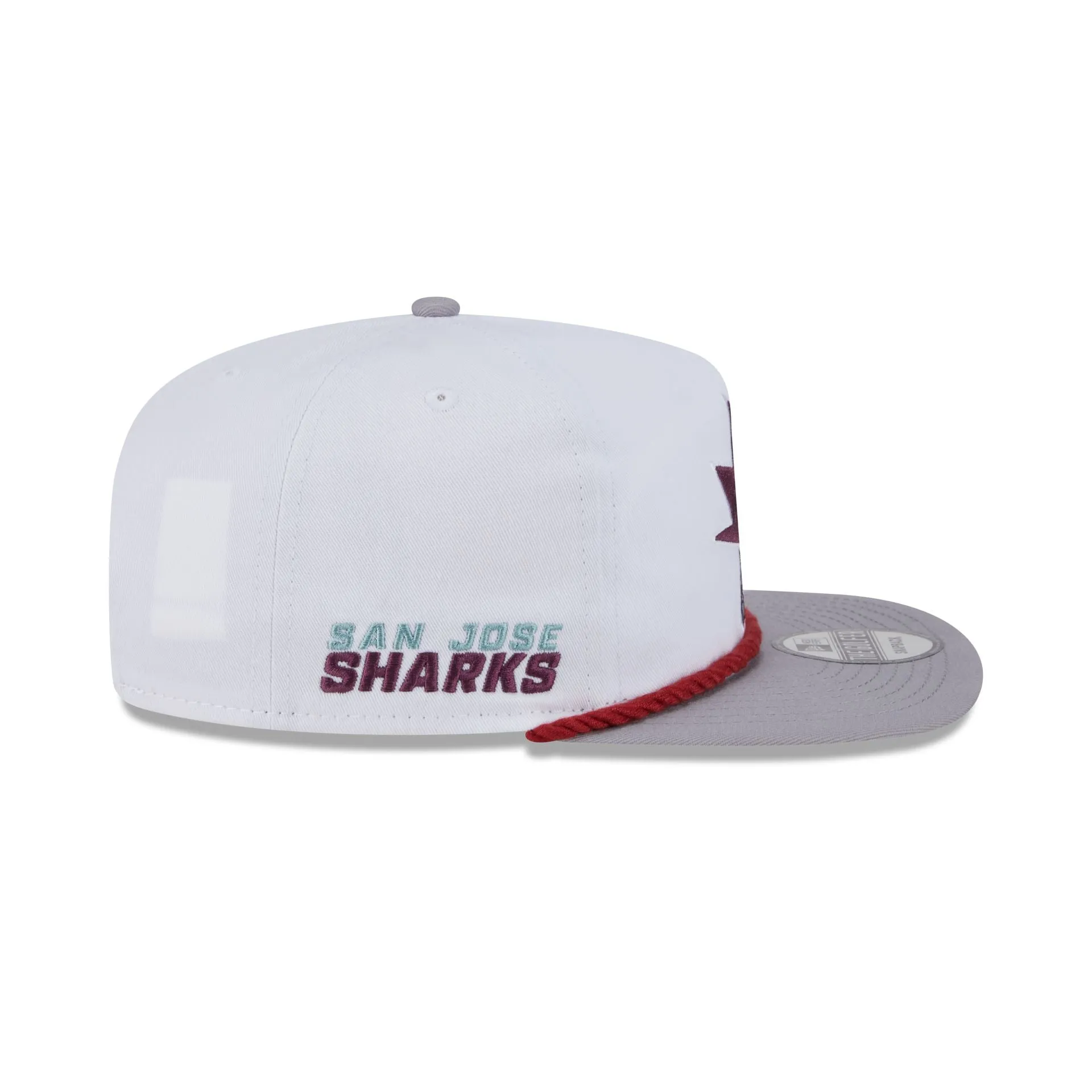 San Jose Sharks Optic White Golfer Hat sold by New Era product image thumbnail 4